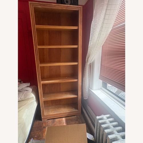 Used Elegant Real Wood Bookcase for sale on AptDeco