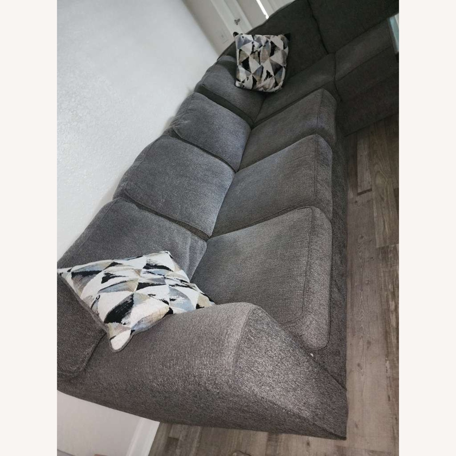 Ashley Furniture Light Gray Fabric 2-Piece Sectional - image-5