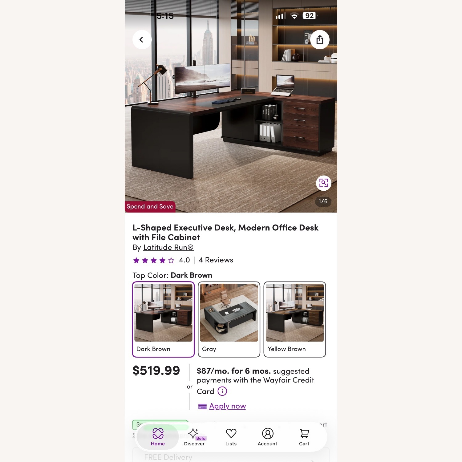 Wayfair Executive Desk  - image-3