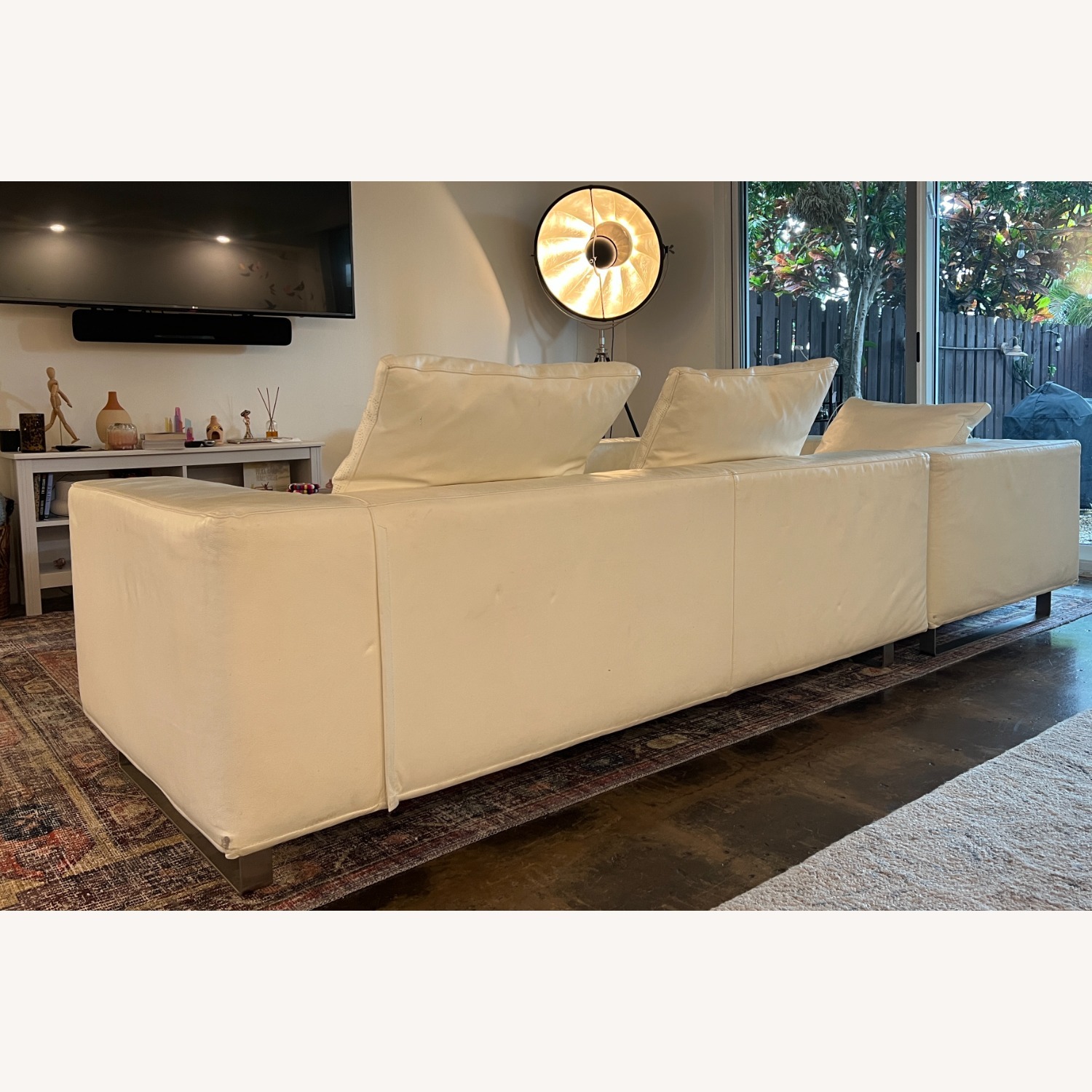  Giovannetti Collezioni Friends Light Leather Sofa - image-3