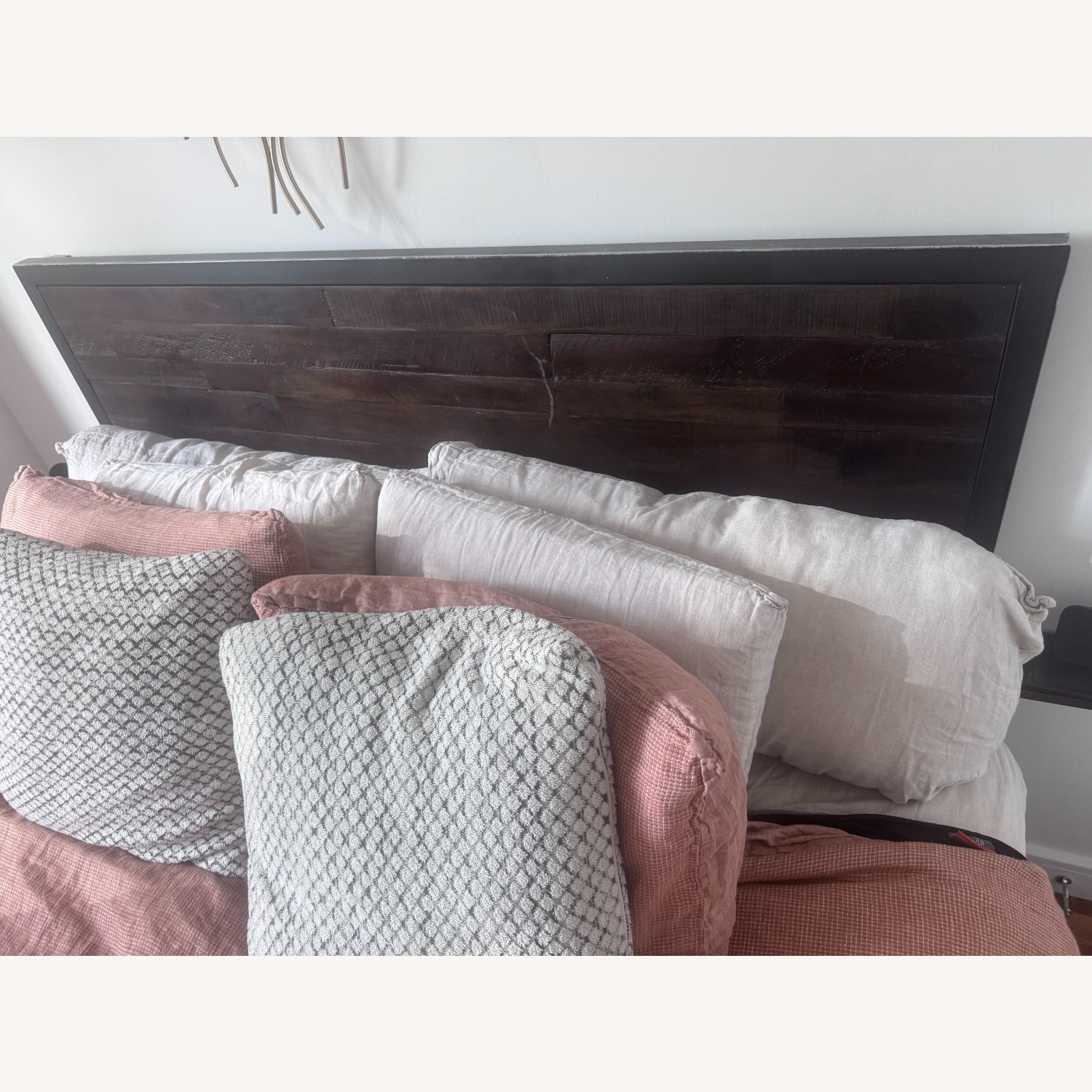 West Elm Dark Brown Logan Industrial Platform Bed - image-3