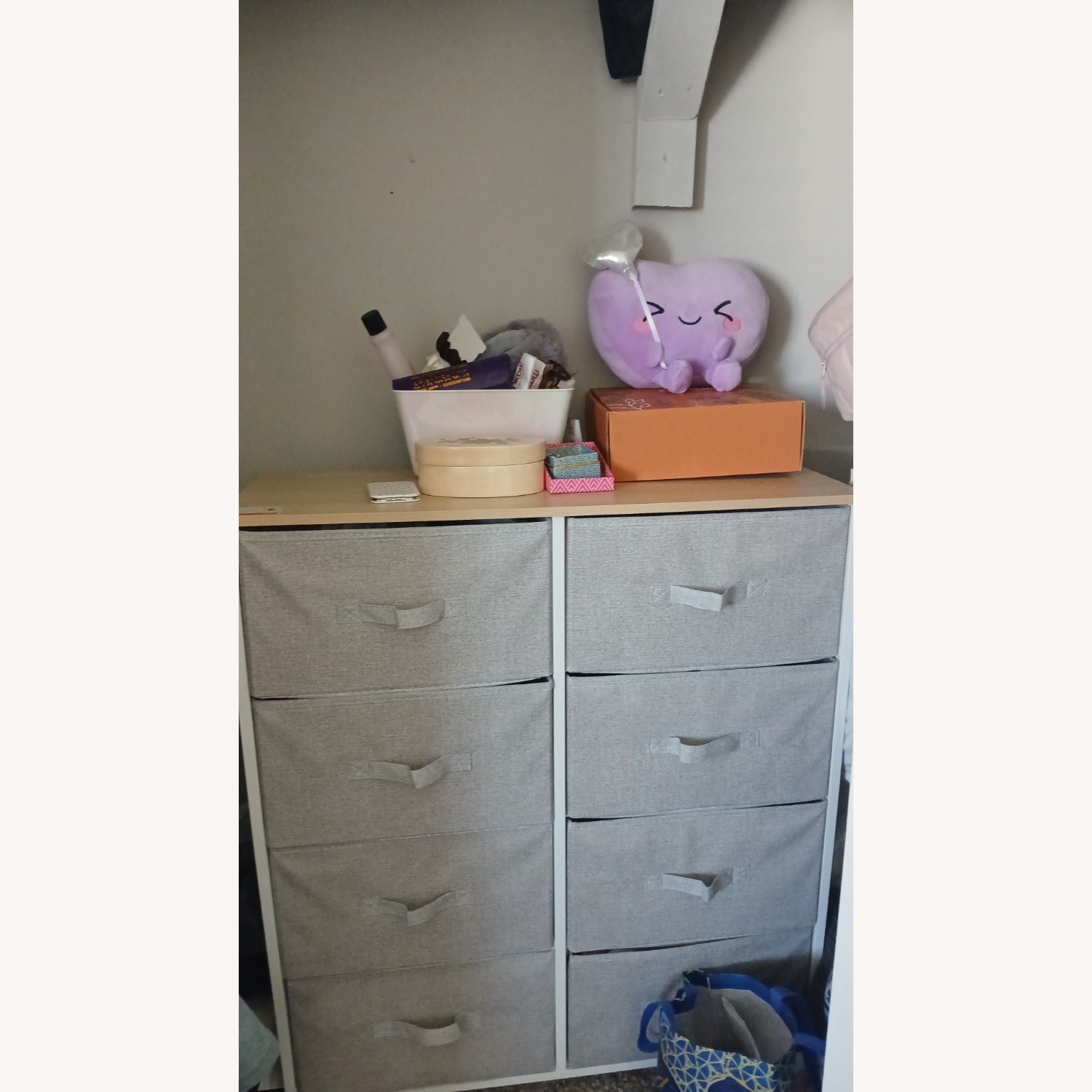 White Metal Armoire - image-3