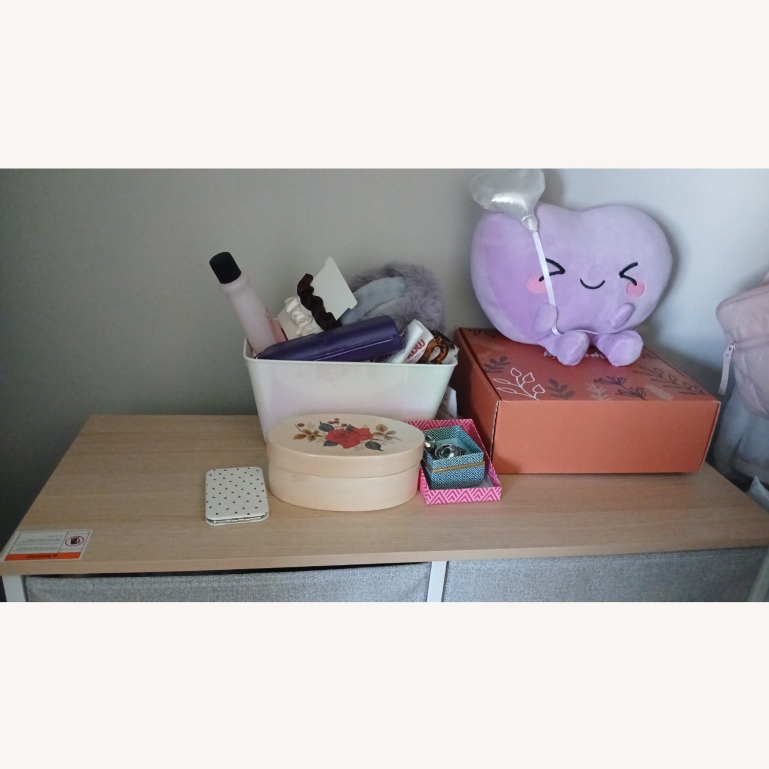 White Metal Armoire - image-2