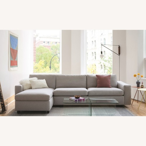 Used EQ3 Reva Queen Sleeper Sofa with Storage Chaise for sale on AptDeco