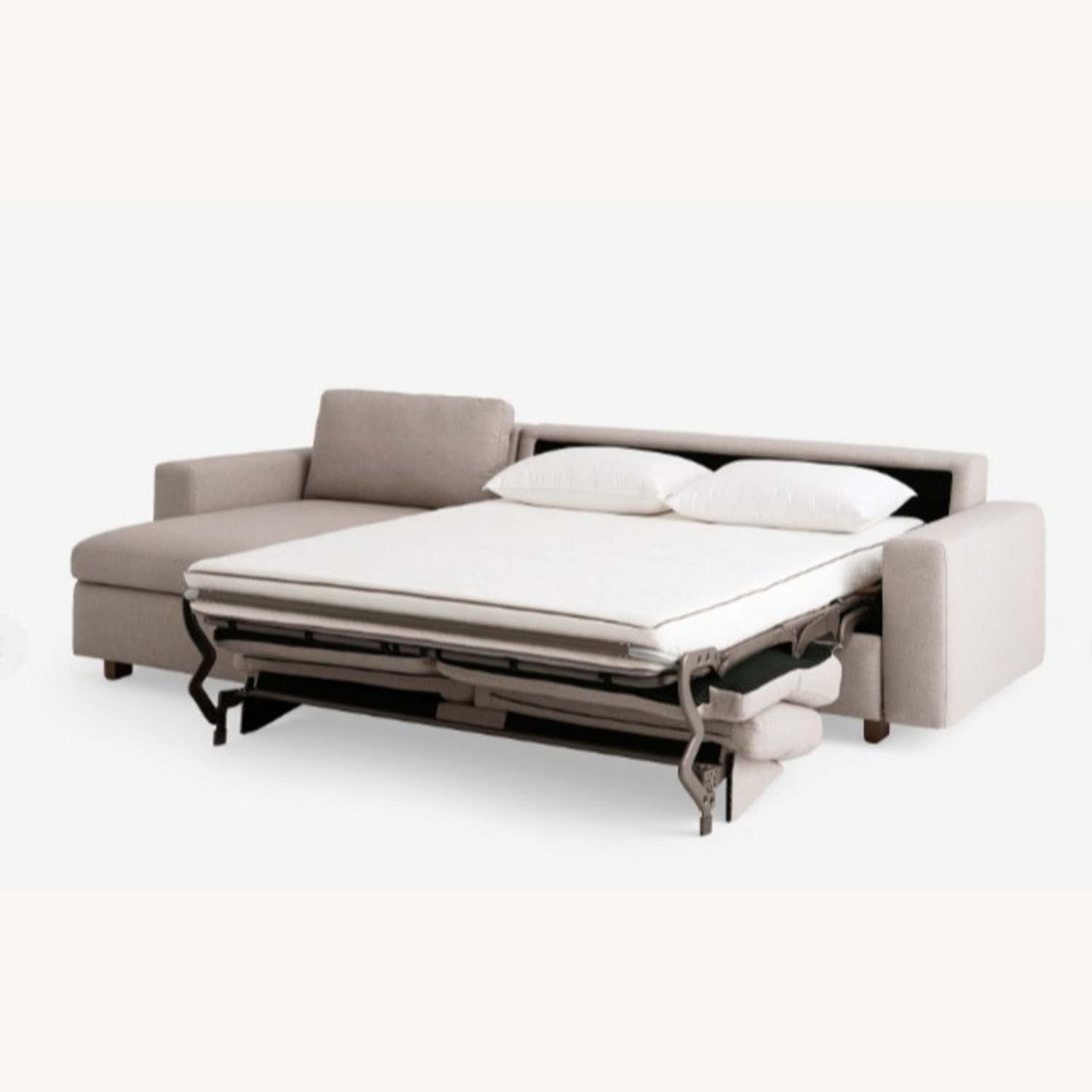 EQ3 Reva Queen Sleeper Sofa with Storage Chaise - image-2