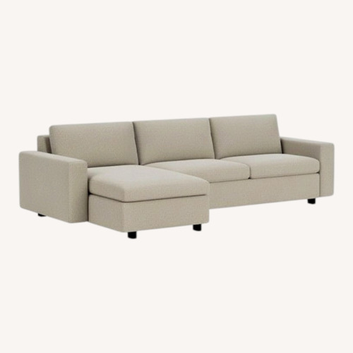 Used EQ3 Reva Queen Sleeper Sofa with Storage Chaise for sale on AptDeco