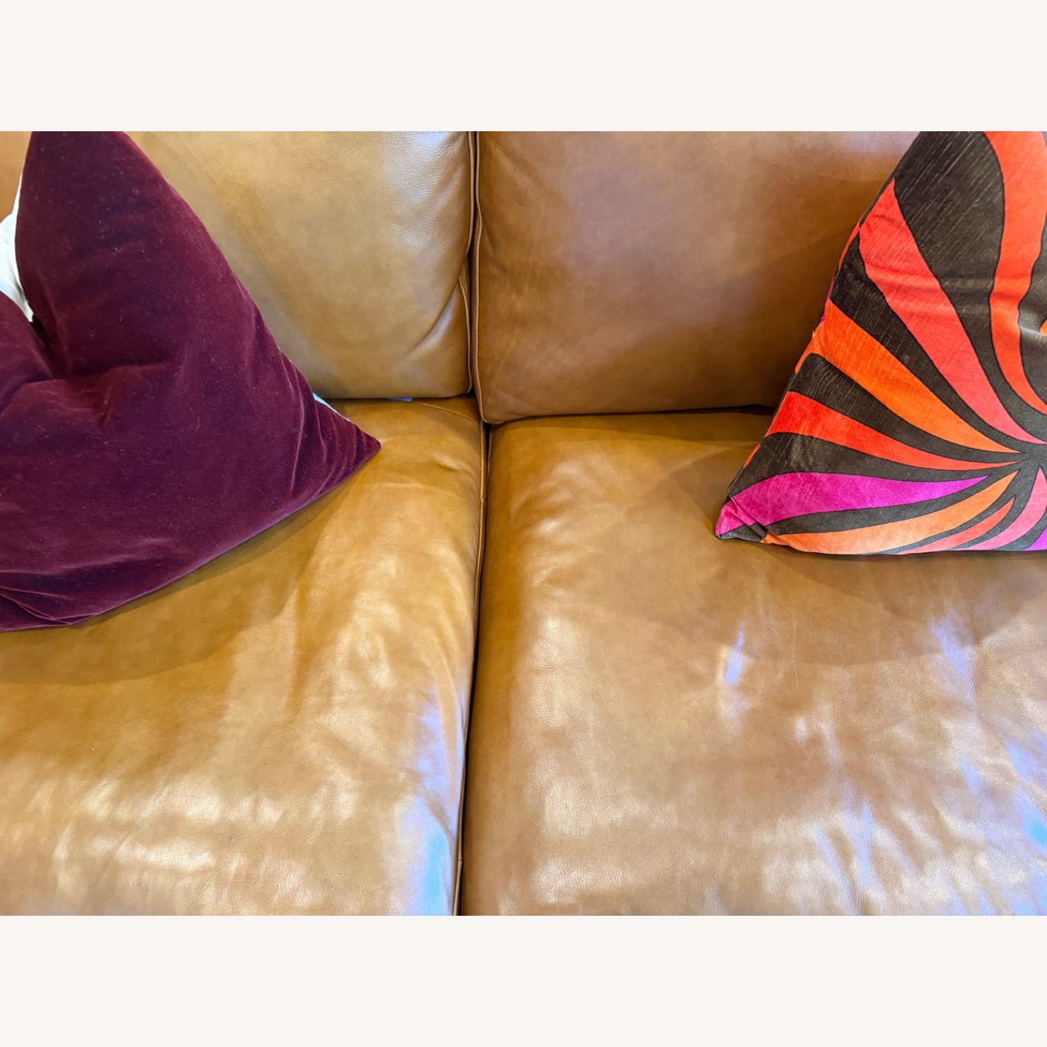 Room & Board Dark Brown Leather Chaise Lounge - image-2