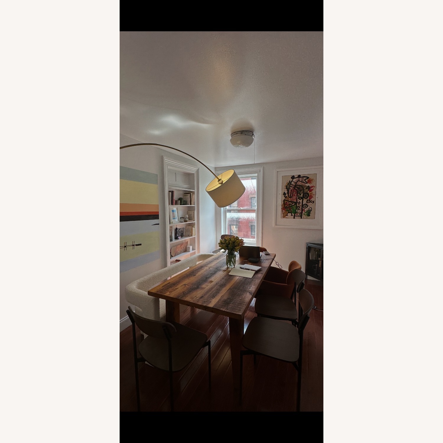 Olde Good Things Dark Brown Wood Dining Table - image-2