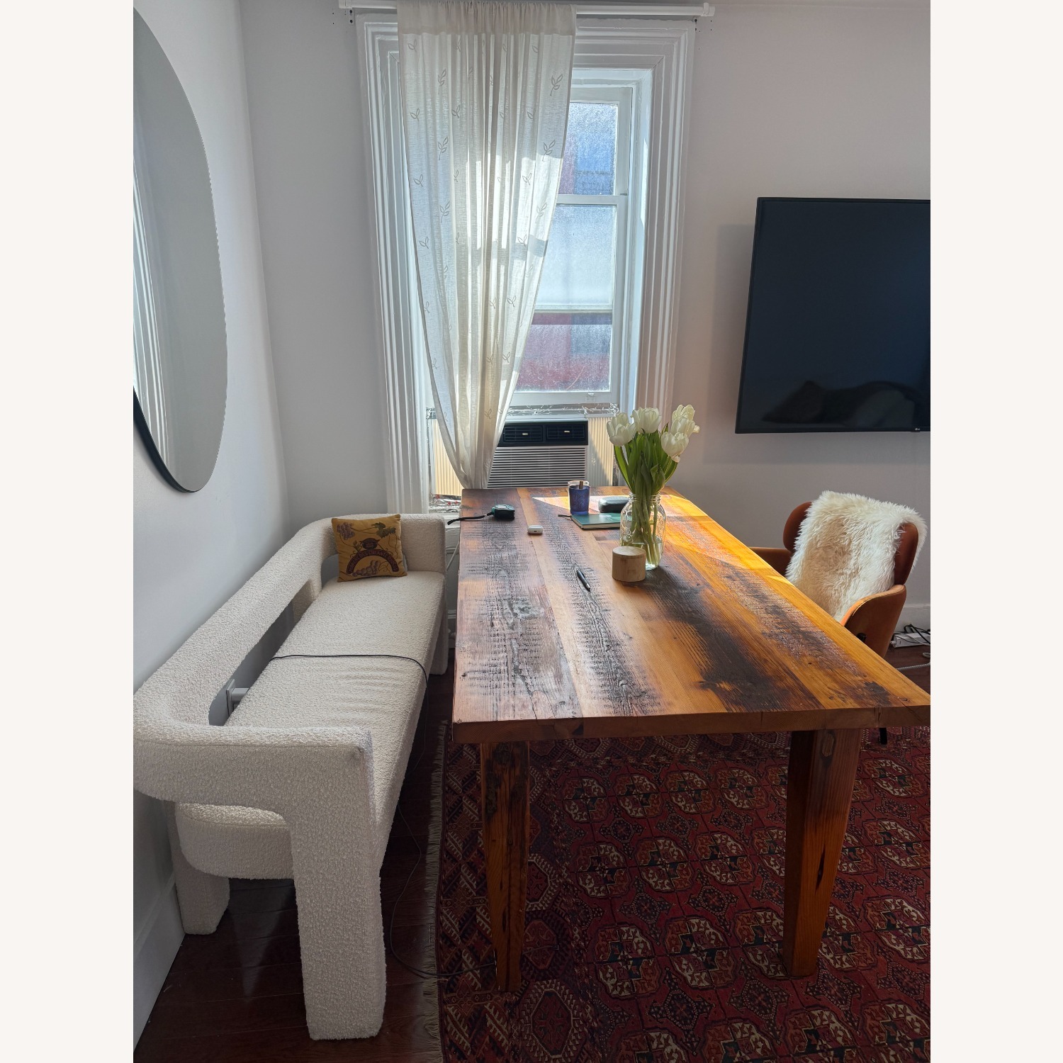 Olde Good Things Dark Brown Wood Dining Table - image-3