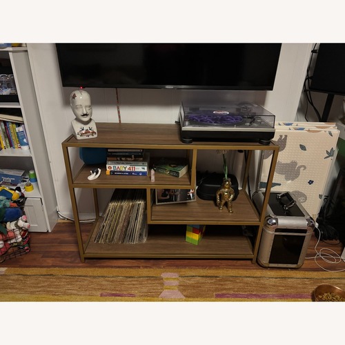 Used Safavieh Reese Geometric Console/Bookeshelf  for sale on AptDeco