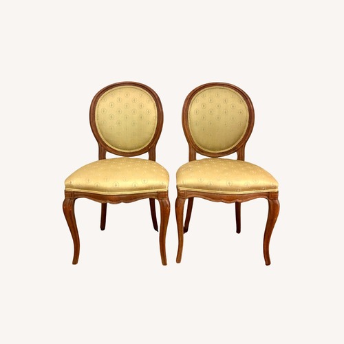 Used Louis XVI Style Oval Back Dining Chairs for sale on AptDeco