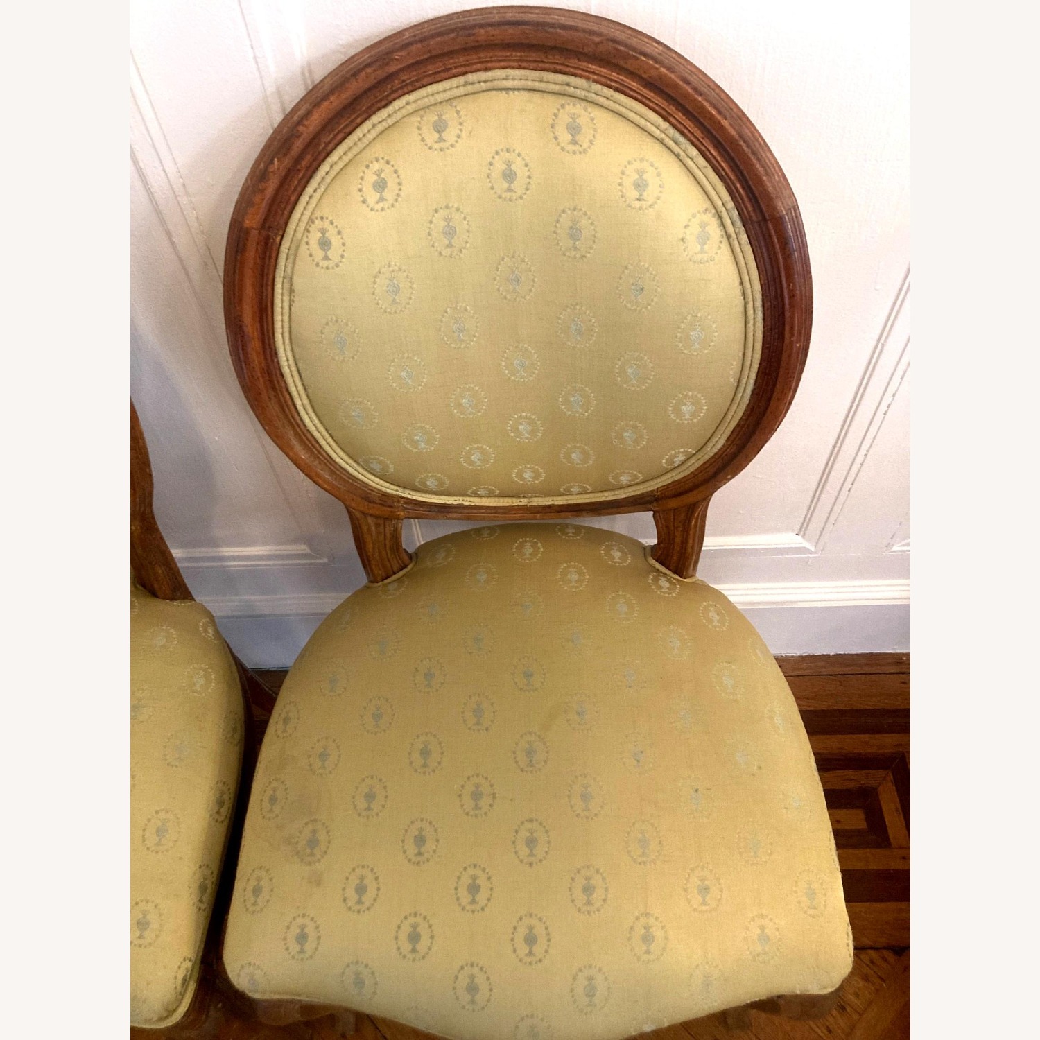 Louis XVI Style Oval Back Dining Chairs - image-4