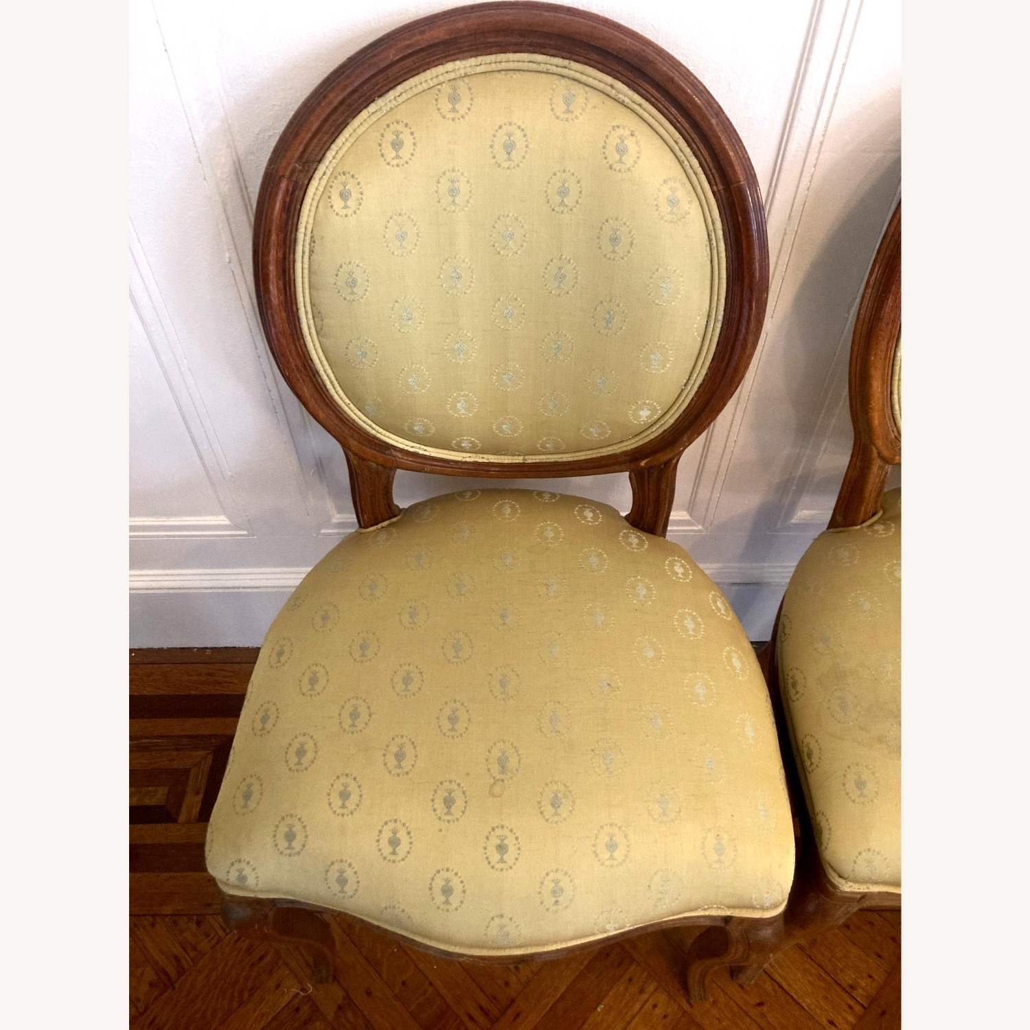 Louis XVI Style Oval Back Dining Chairs - image-3