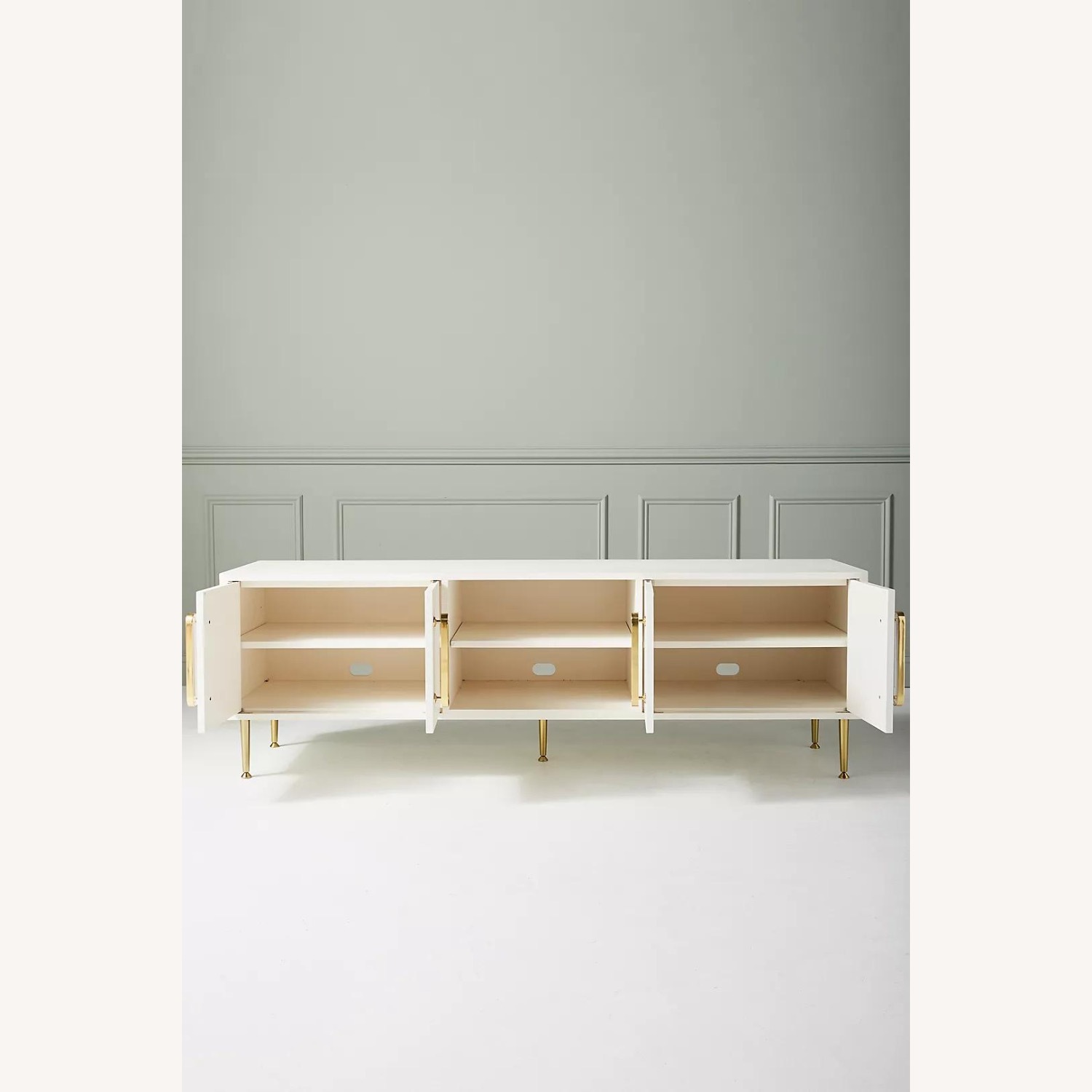Anthropologie Odetta Media Console in Ivory - image-3