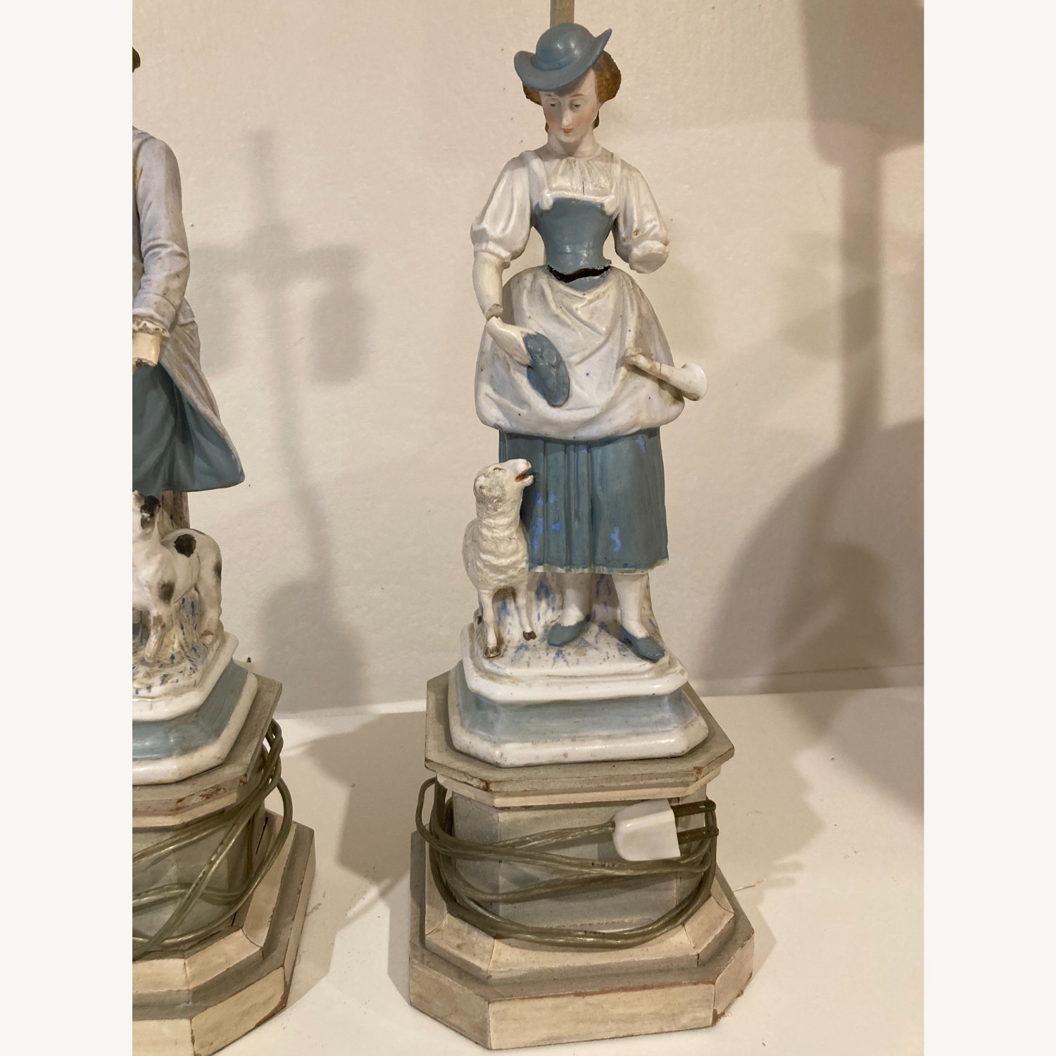 Porcelain Figure Table Lamps - image-4