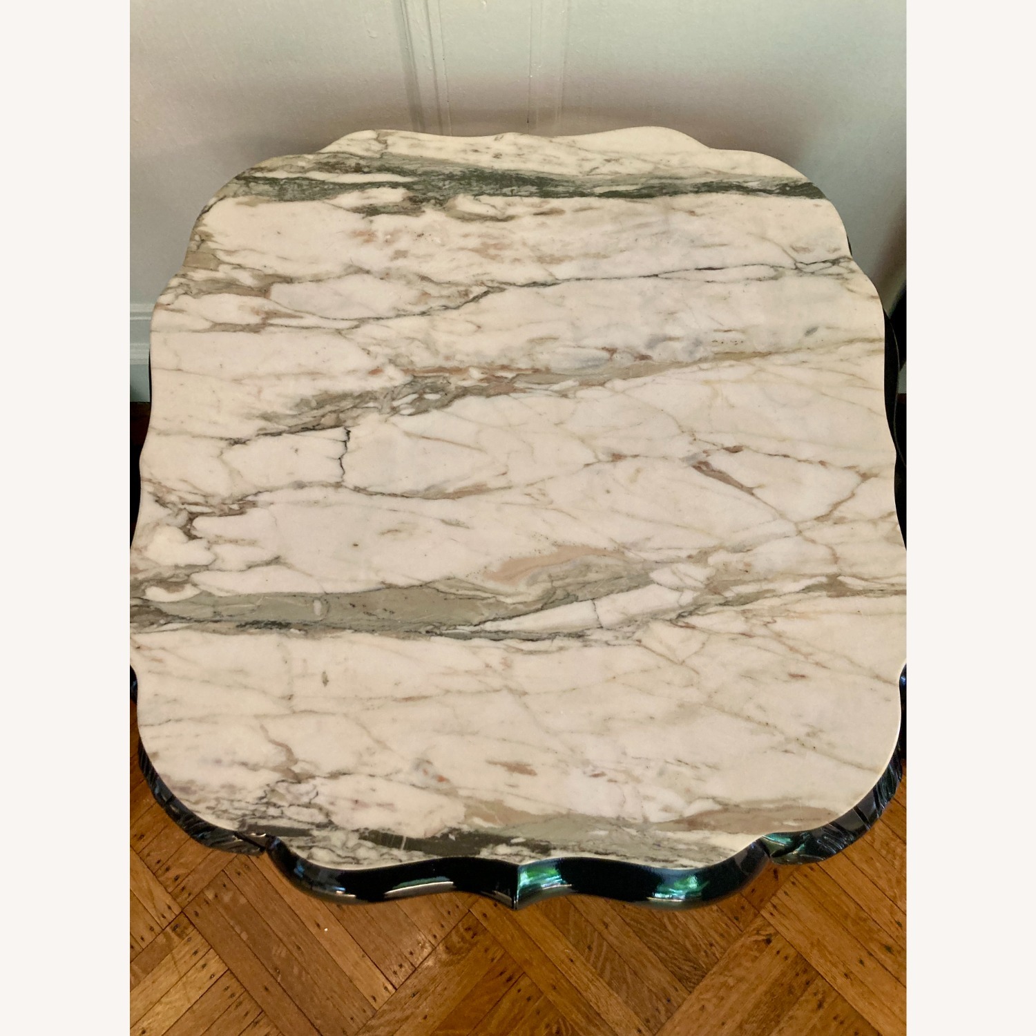 Pair of Louis XV Style Marble Top Side Tables - image-5