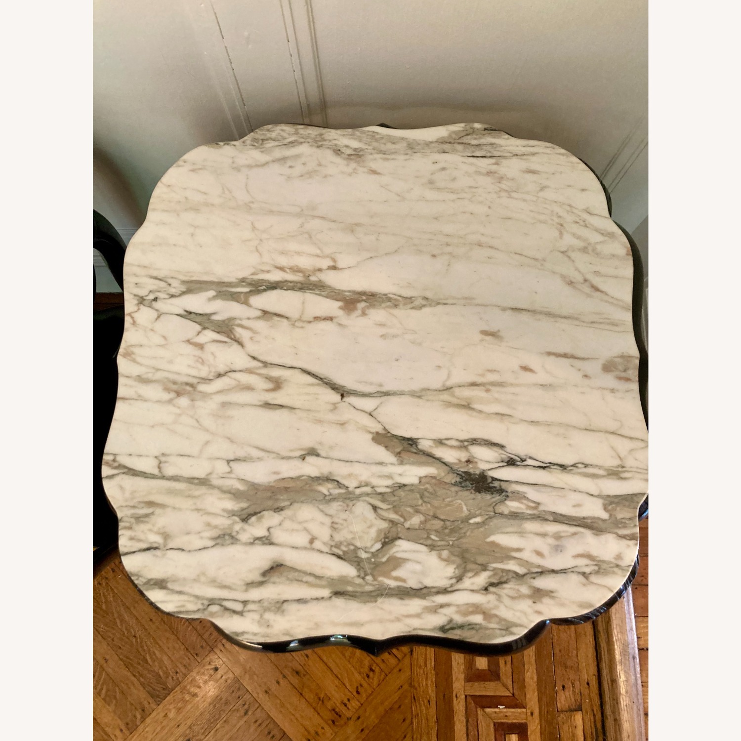 Pair of Louis XV Style Marble Top Side Tables - image-4