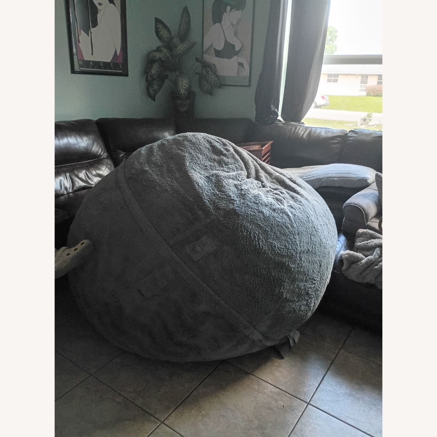 Dark Gray Play Chair - image-1