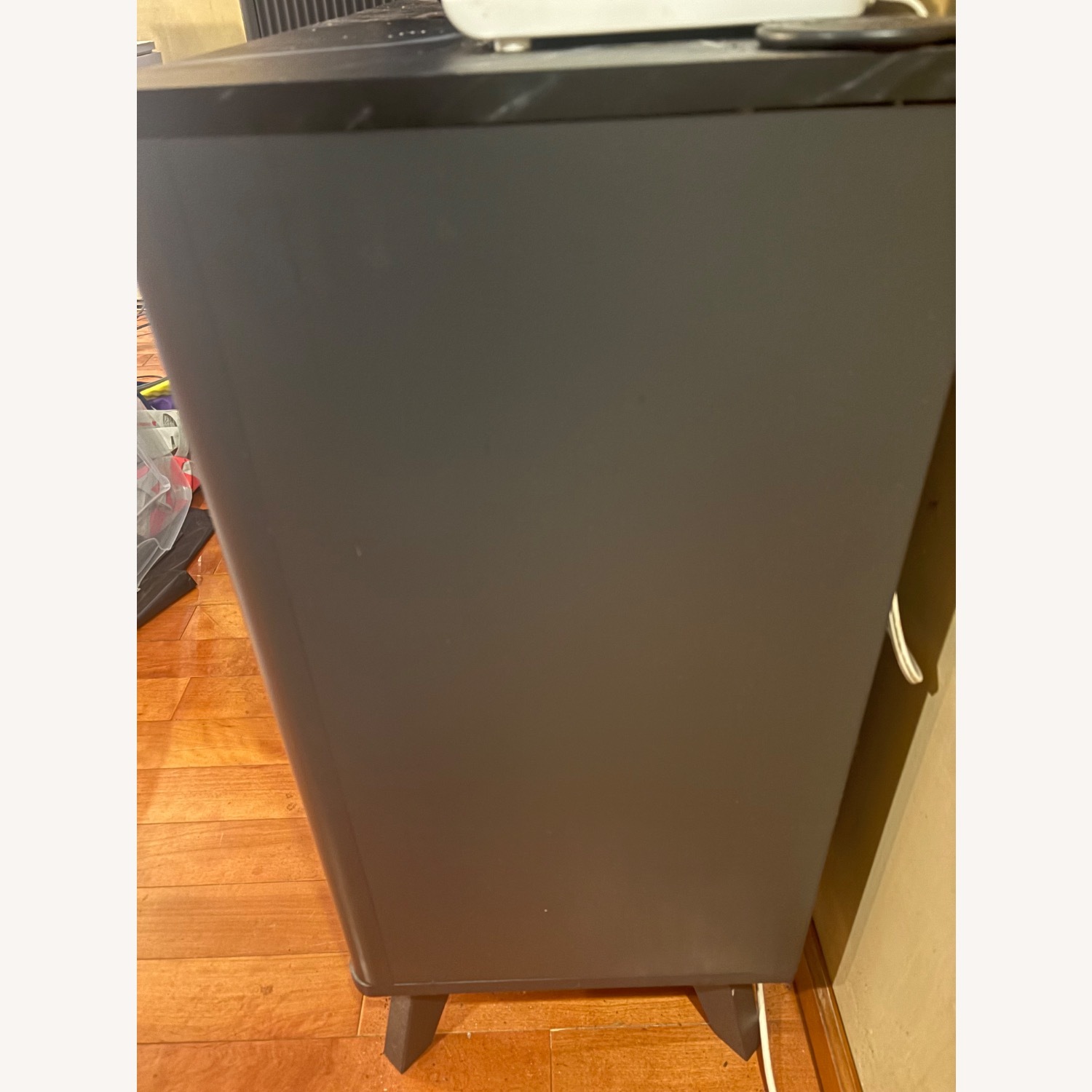 Stylish Dark Gray and Black Modern Credenza  - image-3