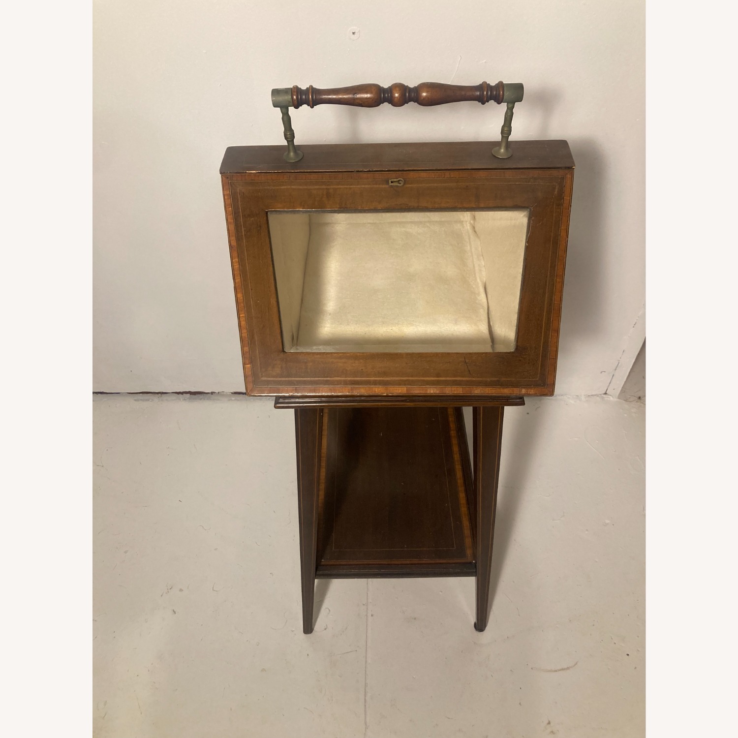 Antique Edwardian Sewing Stand / Display Case - image-3