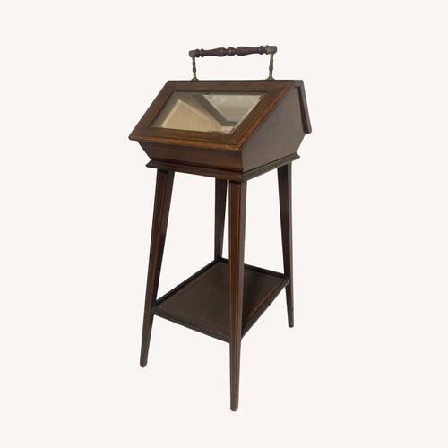 Used Antique Edwardian Sewing Stand / Display Case for sale on AptDeco