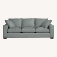 Metro 88" Three-Cushion Sofa in Gino Charcoal