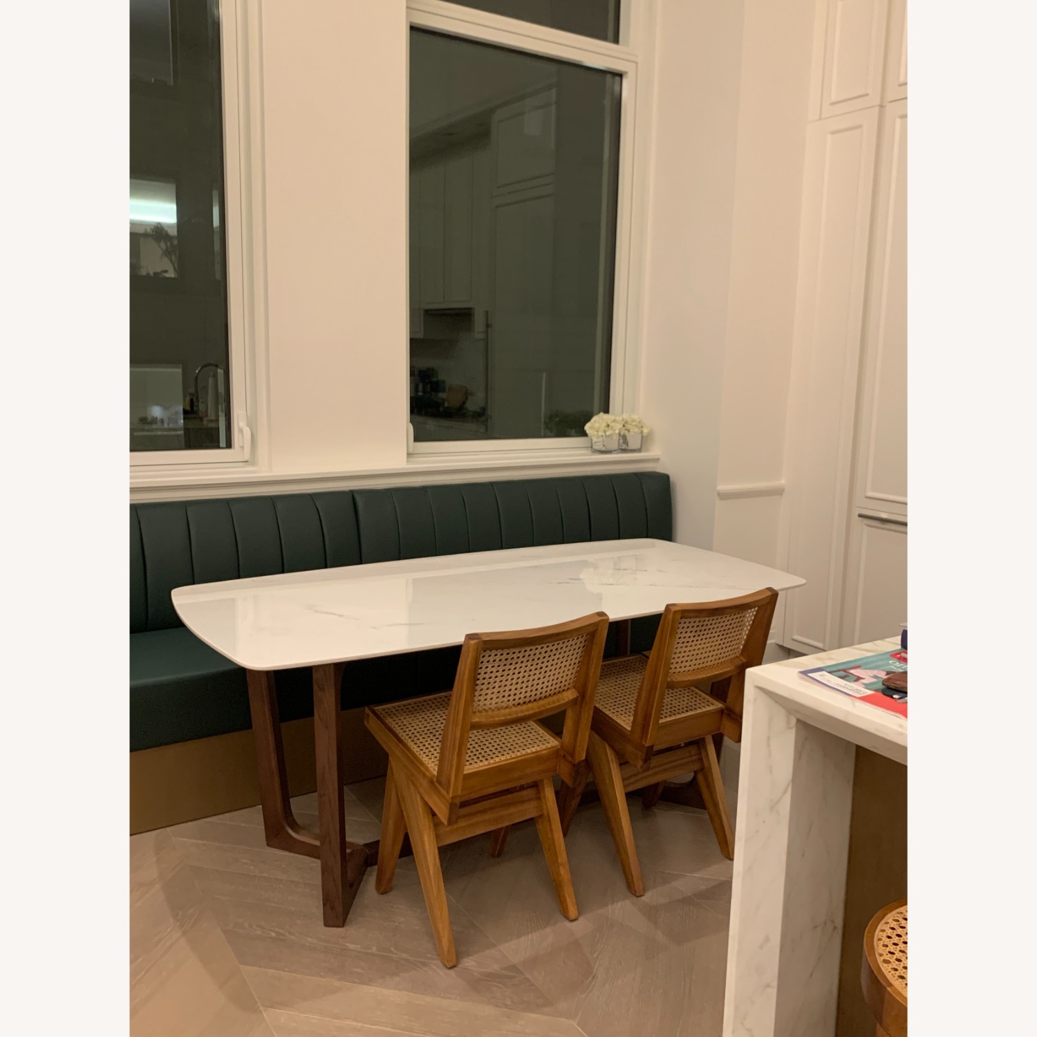 Rove Concepts White Carrara Marble Dining Table  - image-3