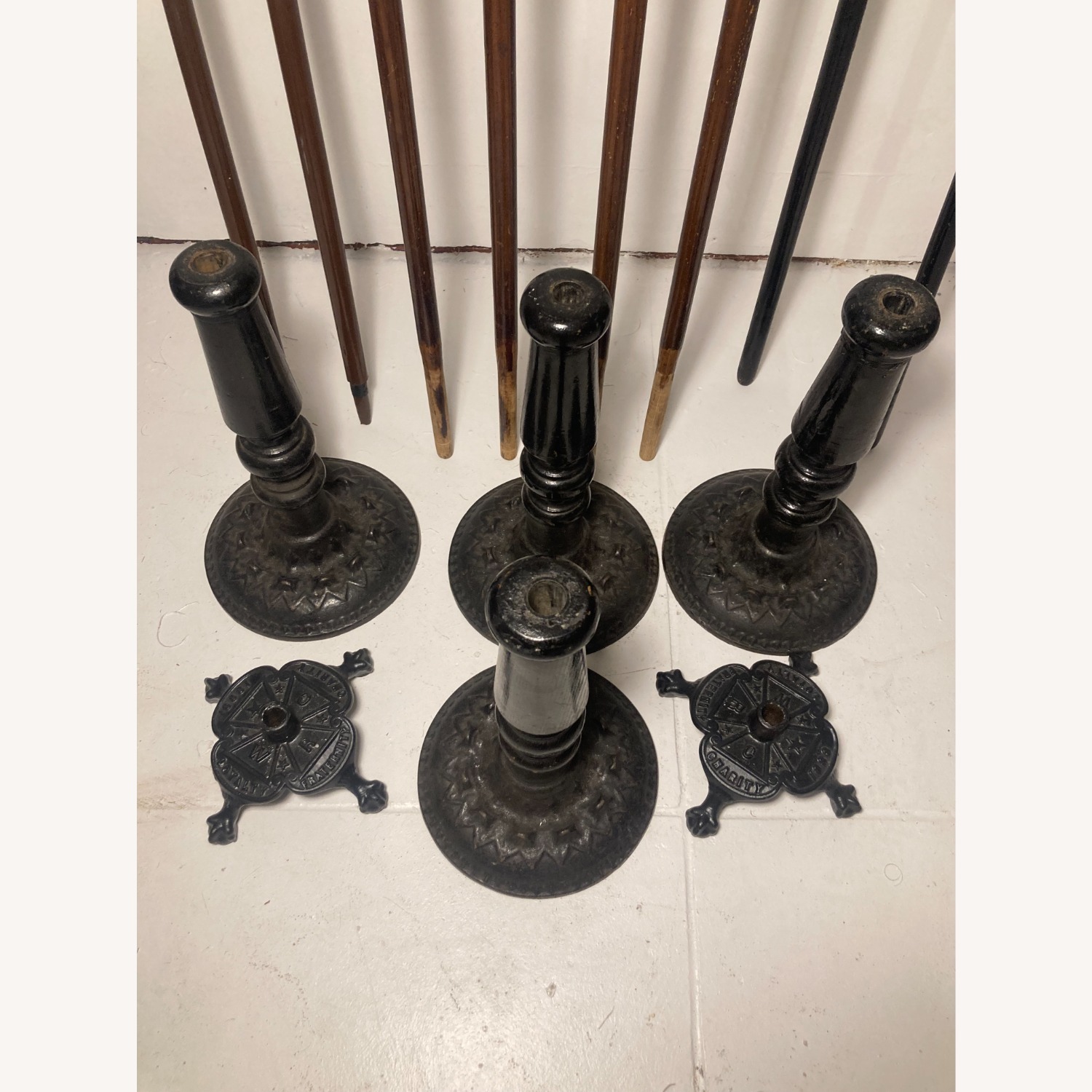 Vintage Masonic Ceremonial Staffs - image-6