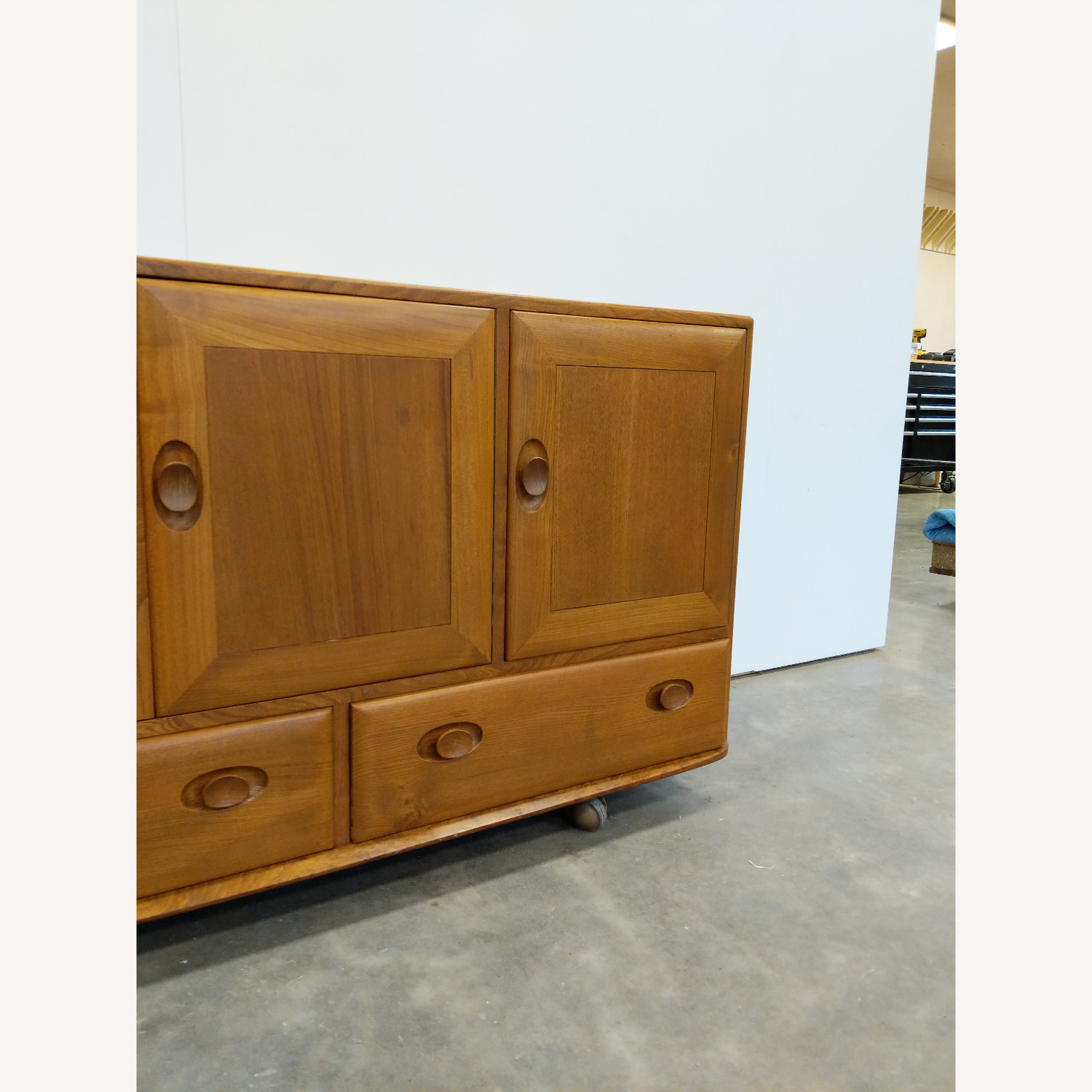 Vintage Mid Century Modern Ecrol Credenza Cabinet - image-7