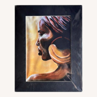   Portrait Woman  Painting on Canvas 
