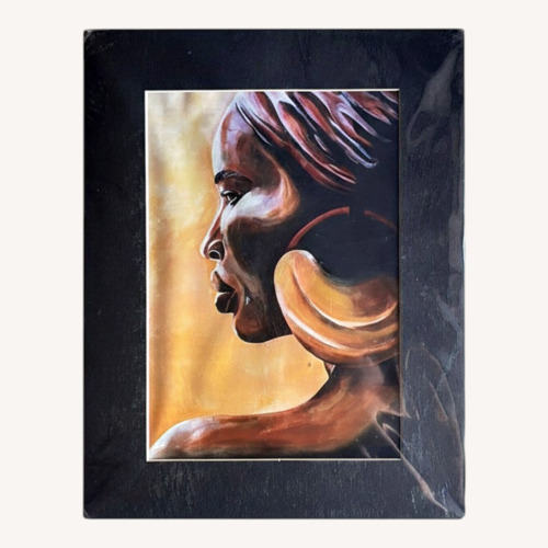 Used   Portrait Woman  Painting on Canvas  for sale on AptDeco