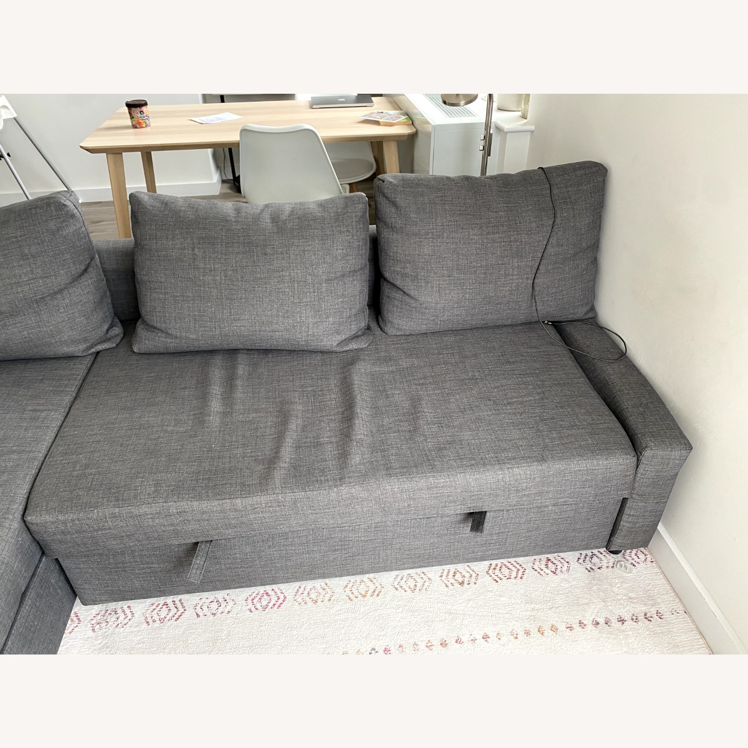 IKEA Friheten Dark Gray Fabric 3+ Piece Sectional - image-2
