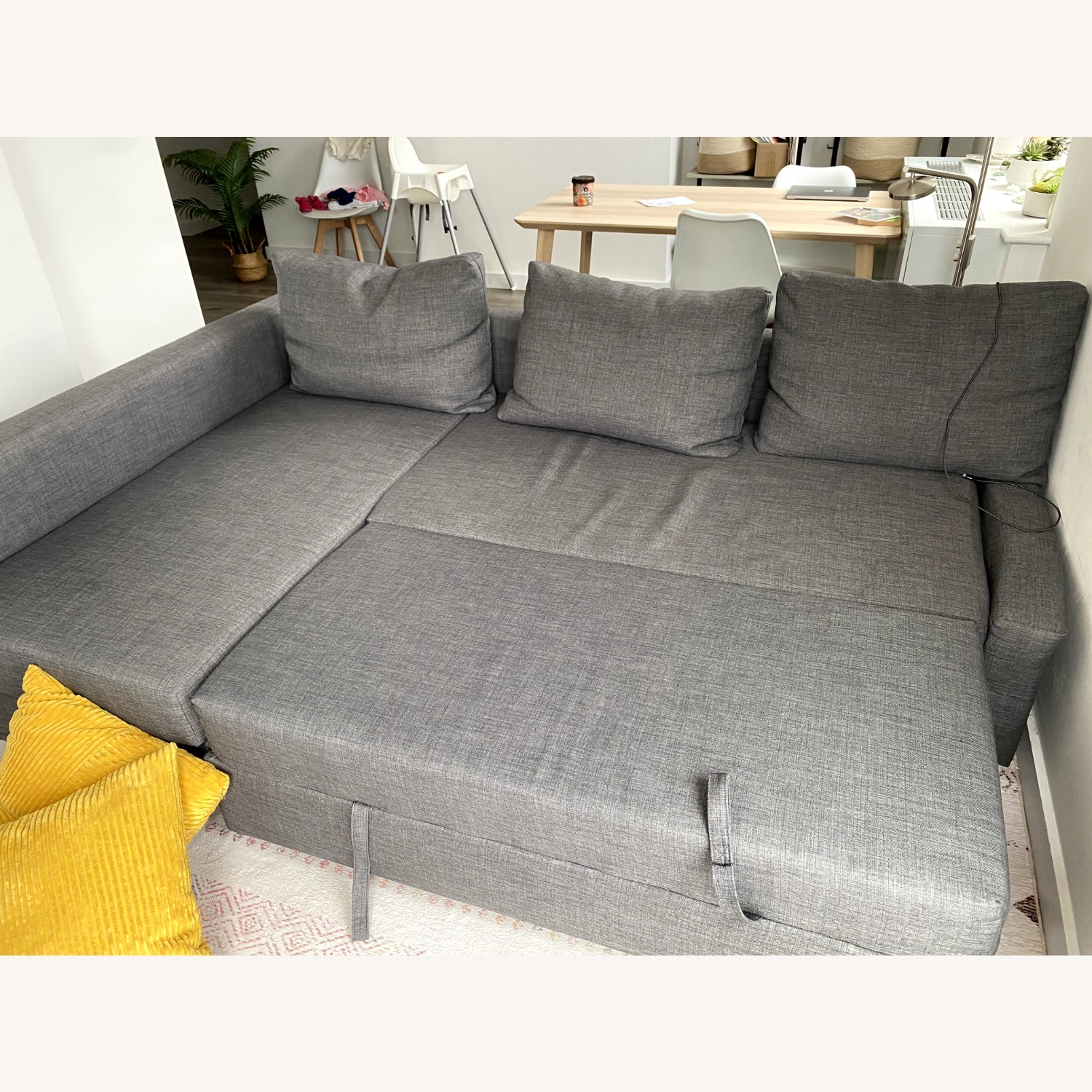IKEA Friheten Dark Gray Fabric 3+ Piece Sectional - image-3