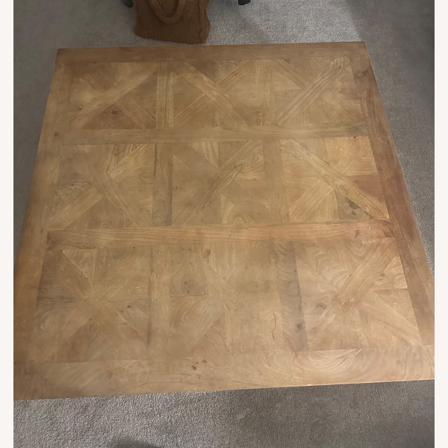 Light Brown Wood Coffee Table - image-4