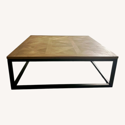Used Light Brown Wood Coffee Table for sale on AptDeco