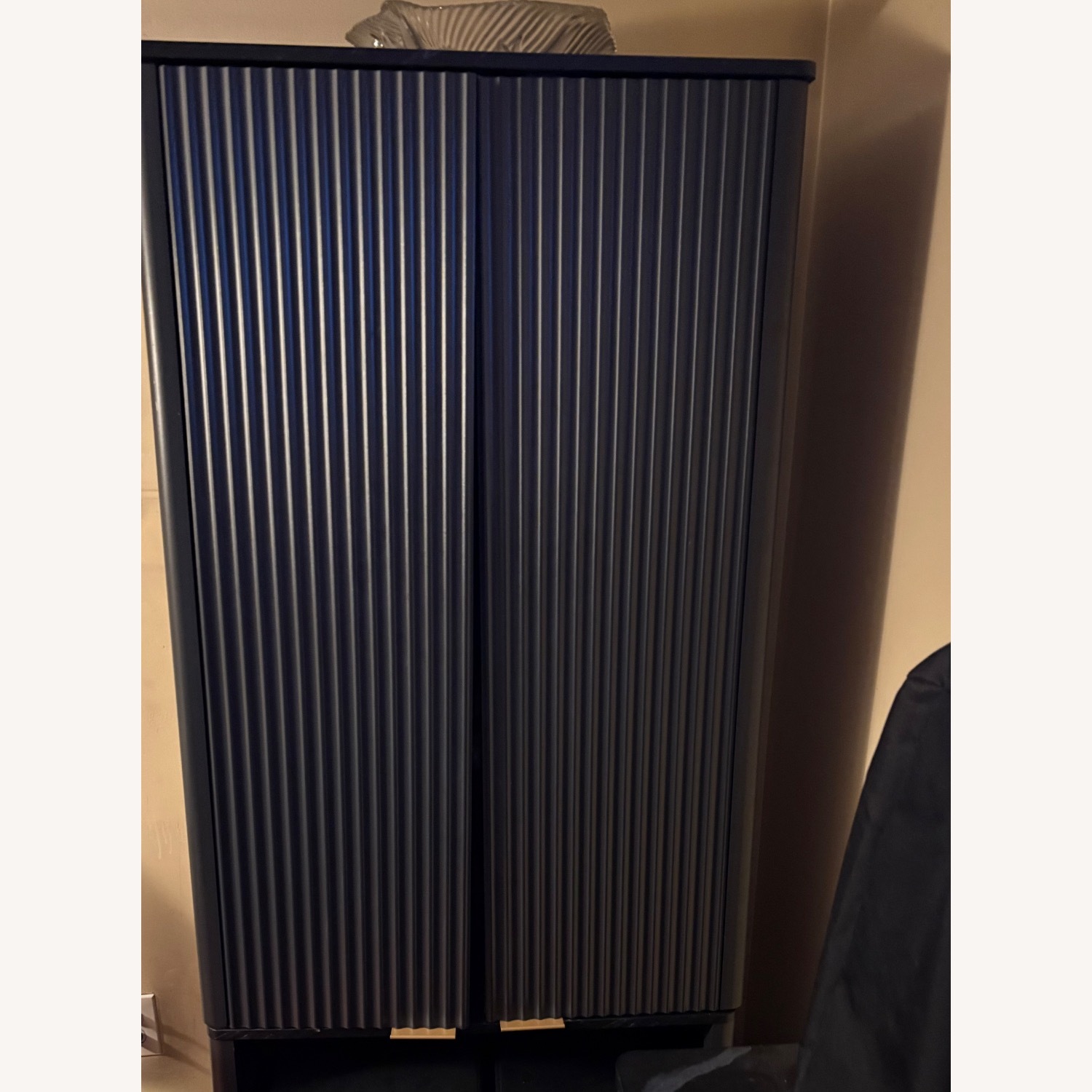 Gray/Black Wood Tall Crendenza - image-2