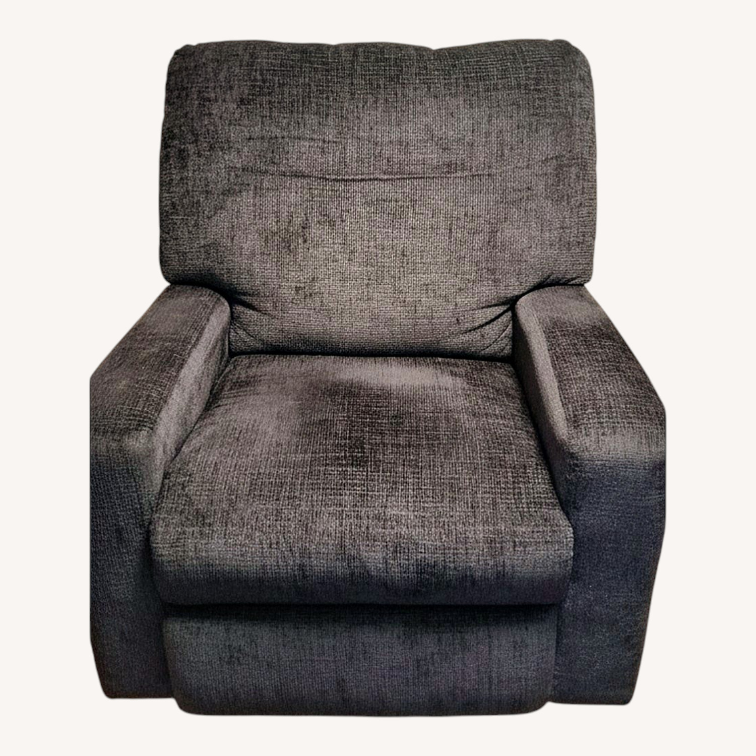 Ashley Furniture Blue Fabric Recliner - image-0