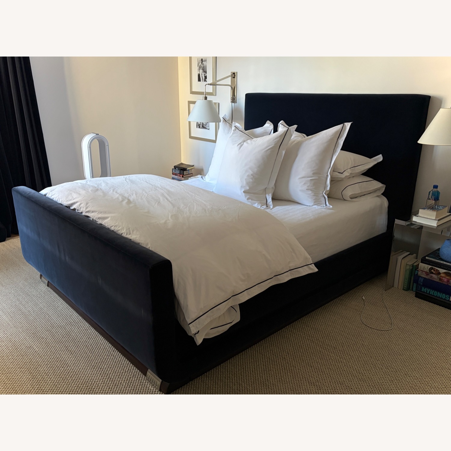 Ralph Lauren Cote D’azur Blue Queen Bed - image-2