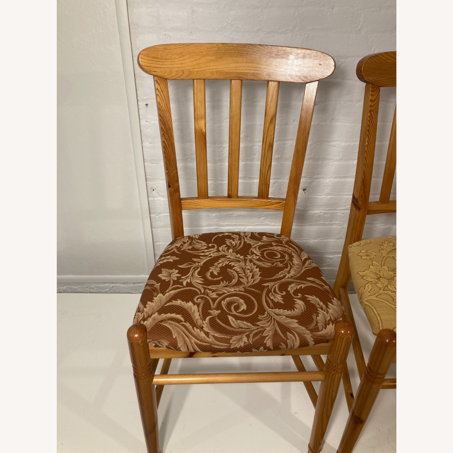 Set of 6 Wood Farmhouse Dining Chairs  - image-4