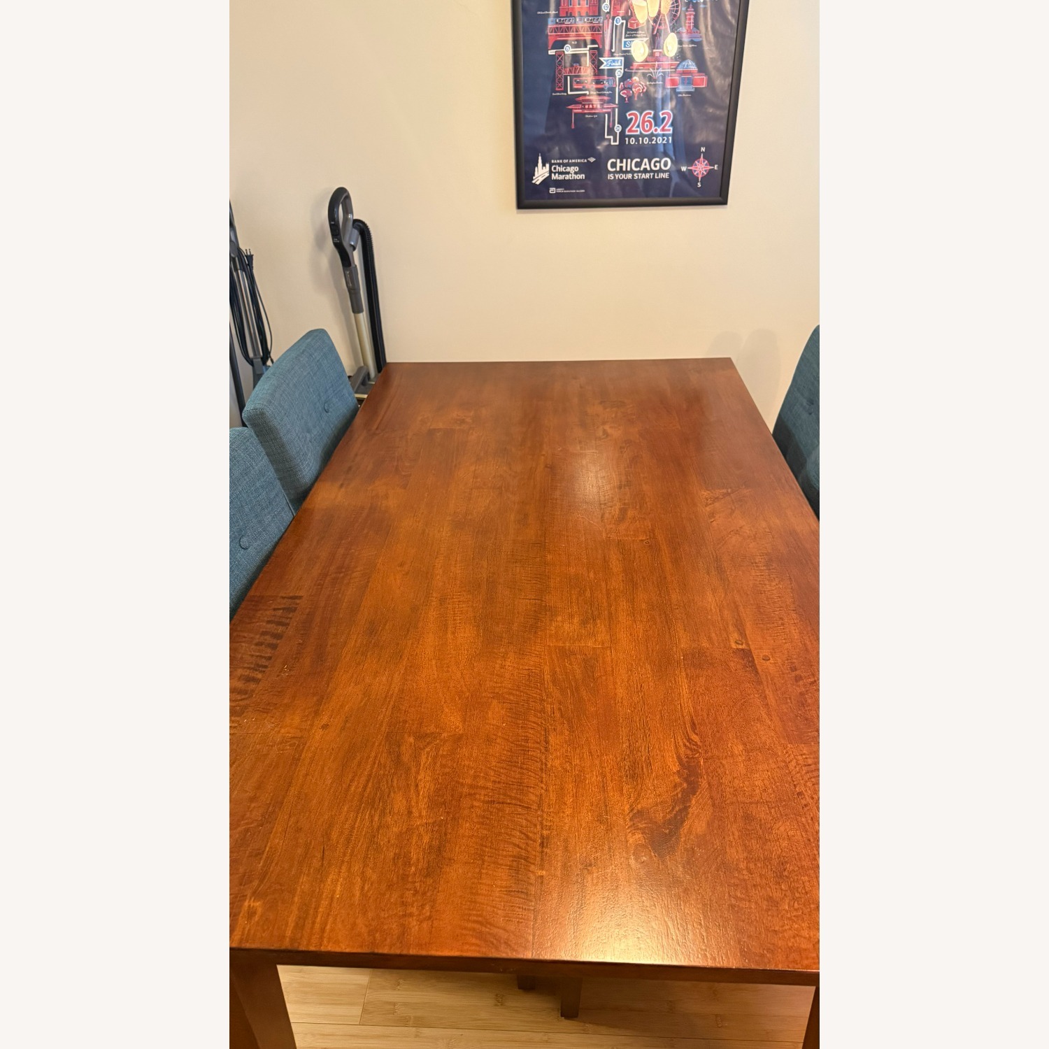 Crate & Barrel Basque 65" Solid Wood Dining Table - image-3