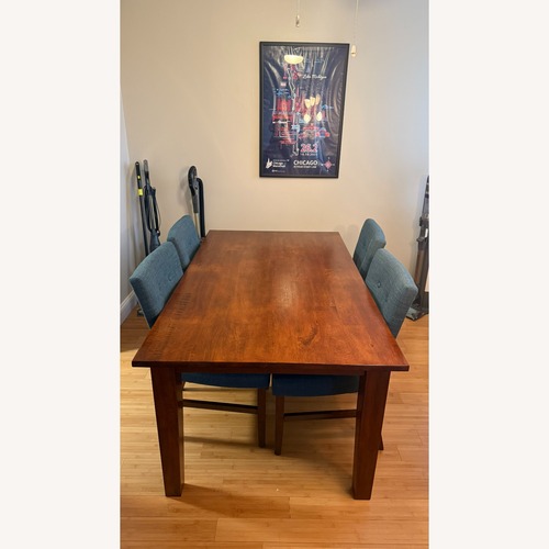 Used Crate & Barrel Basque 65" Solid Wood Dining Table for sale on AptDeco