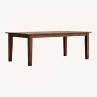 Crate & Barrel Basque 65" Solid Wood Dining Table