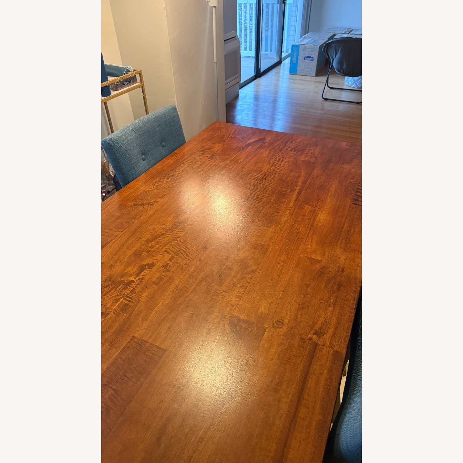 Crate & Barrel Basque 65" Solid Wood Dining Table - image-4