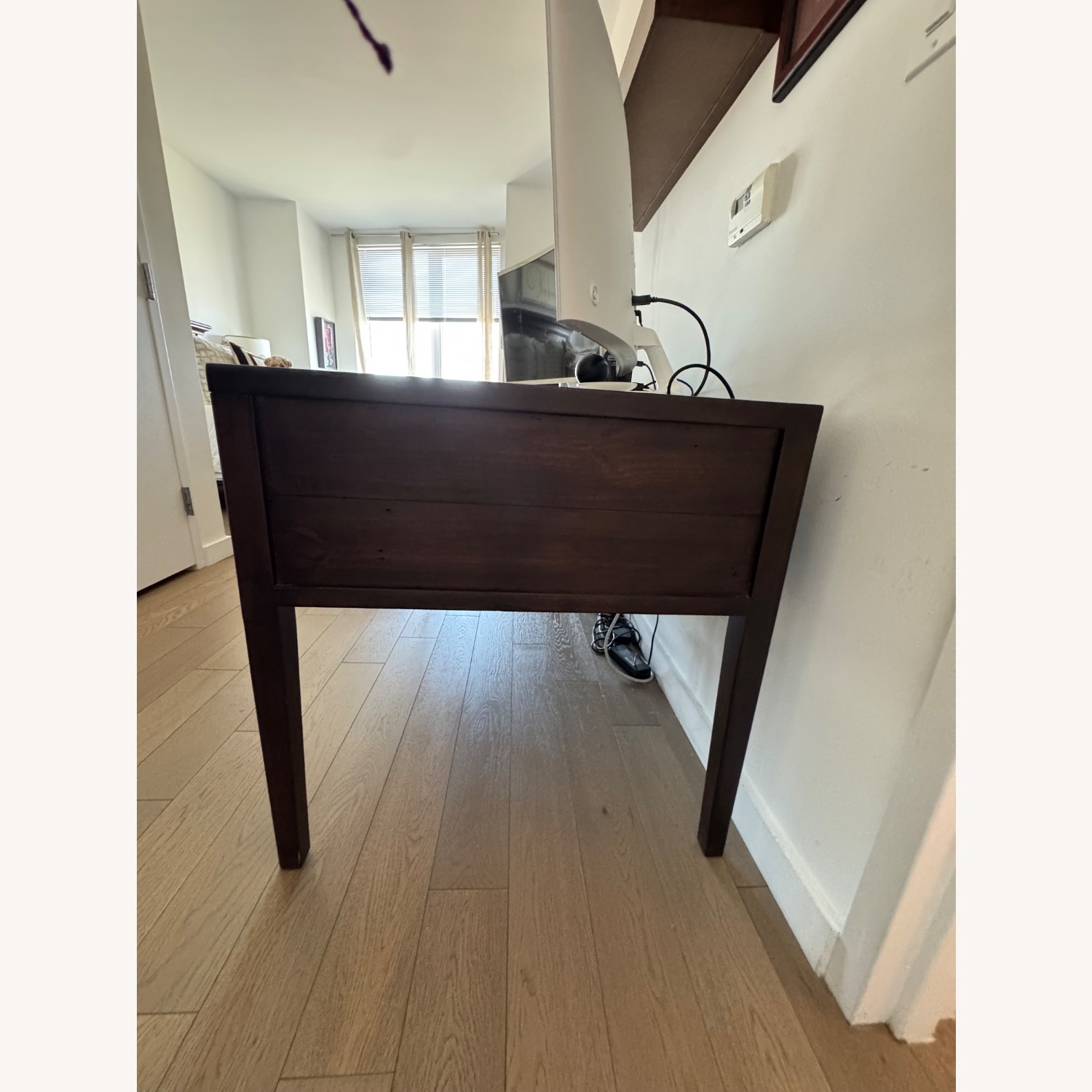 Crate & Barrel Morris Wood Desk - image-5