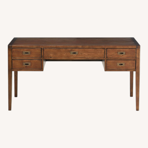 Used Crate & Barrel Morris Wood Desk for sale on AptDeco