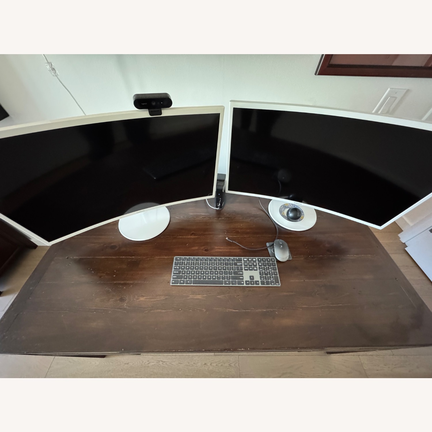 Crate & Barrel Morris Wood Desk - image-4