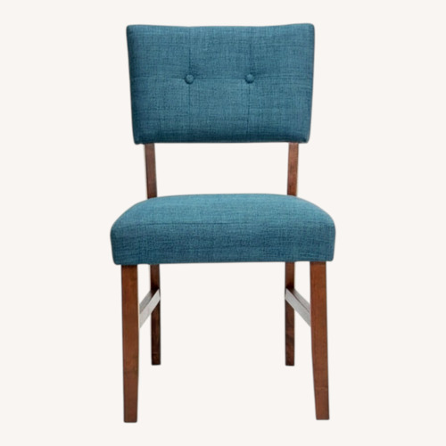 Used Bob's Discount Furniture Blue Dining Chairs for sale on AptDeco