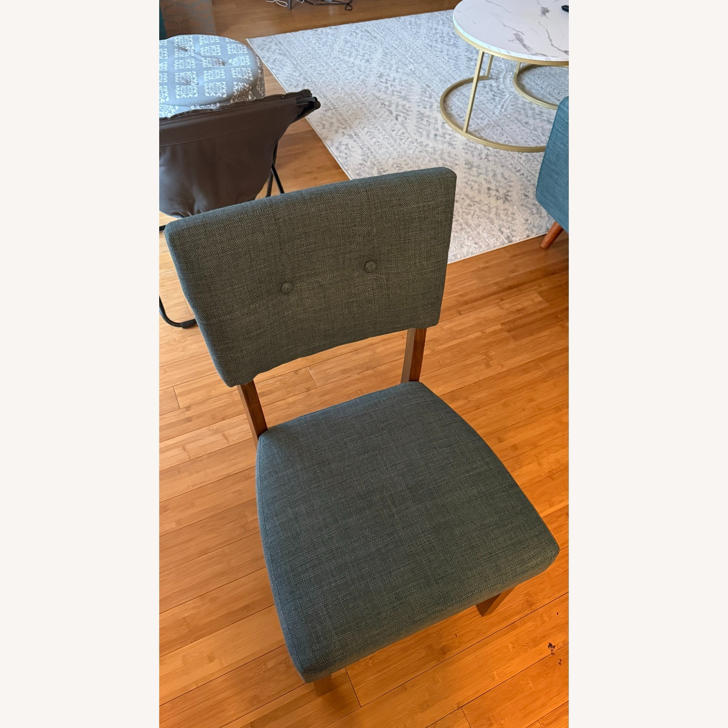 Bob's Discount Furniture Blue Dining Chairs - image-2