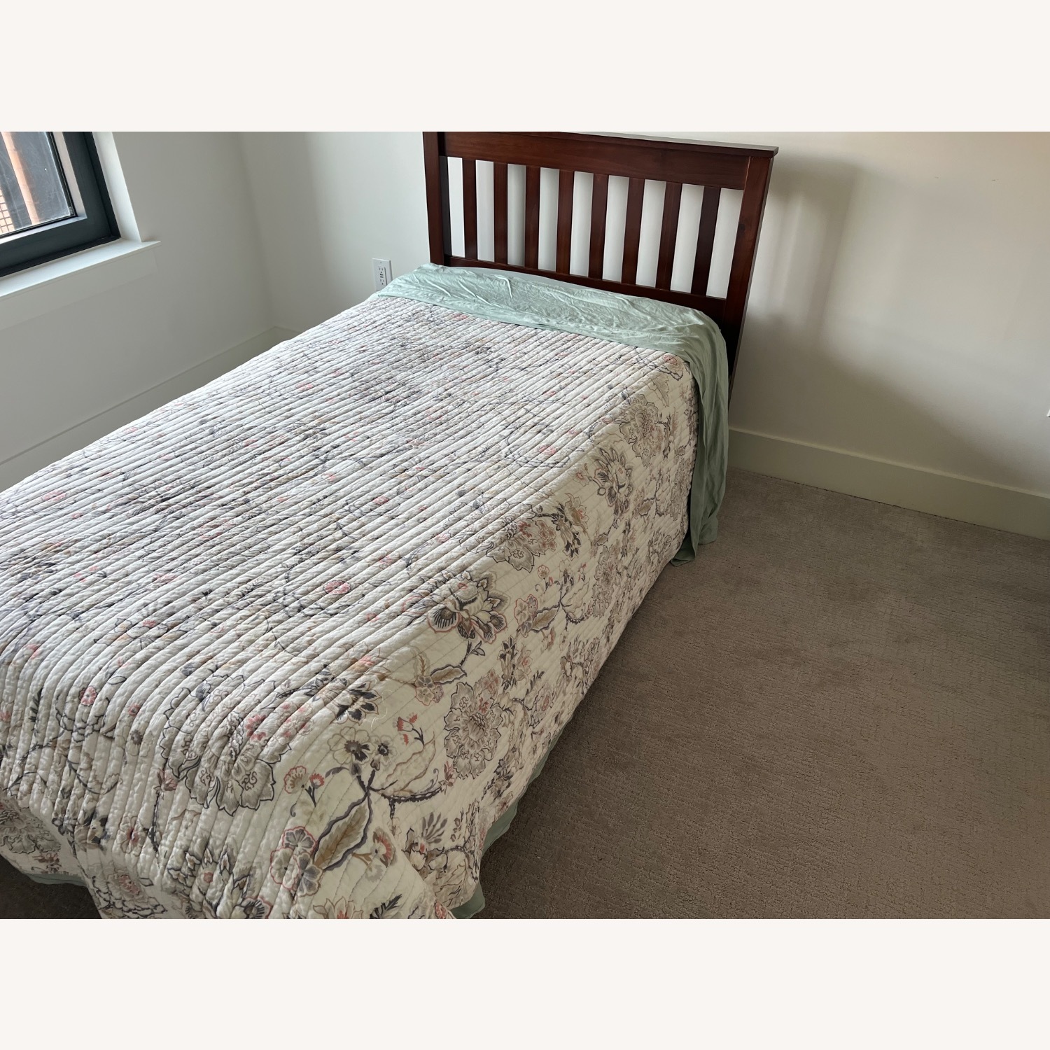 Contemporary Twin Solid Wood Bed - image-3