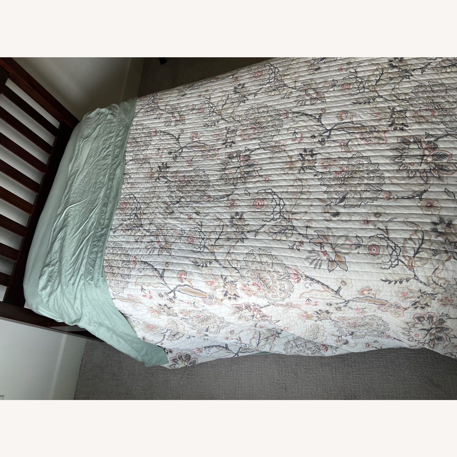 Contemporary Twin Solid Wood Bed - image-2